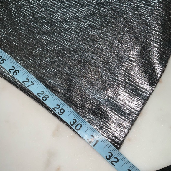 Anthropologie Hutch Shimmering Silver Women's Trousers - Picture 8 of 8